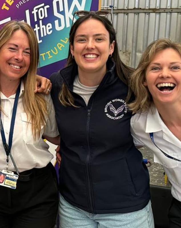 Skybus pilots at the first reach for the sky festival held at RNAS Culdrose