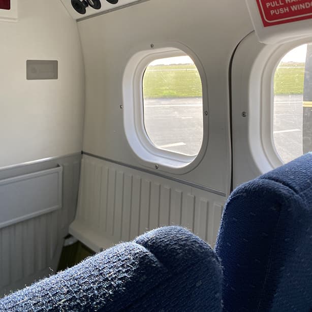New passenger cabin the the DHC6-300 Twin Otter aircraft