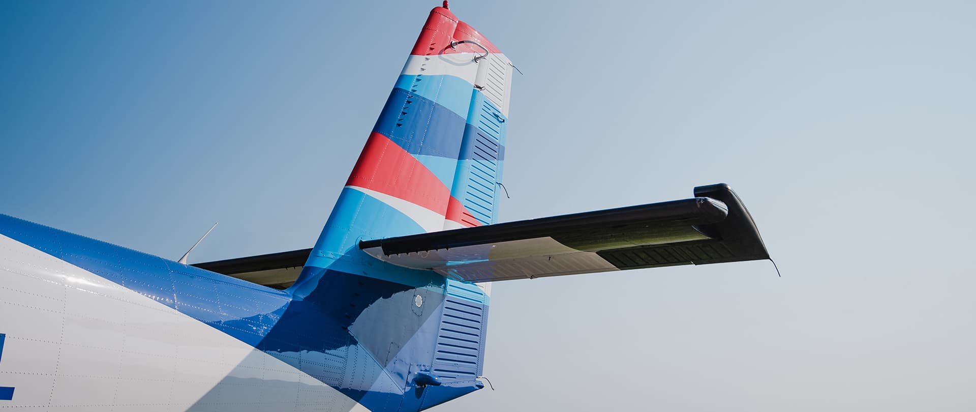 Skybus Twin Otter aircraft Tail