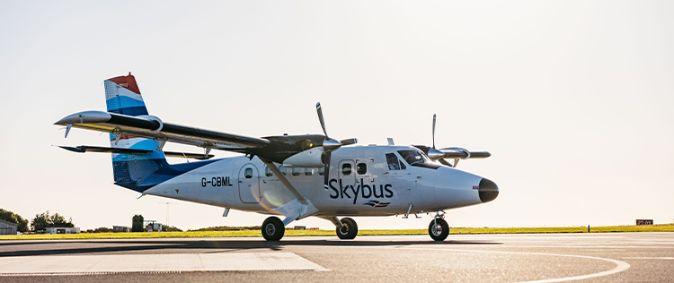 Skybus DHC-6 Twin otter in current livery